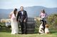 Bride and groom with their dogs included in their wedding ceremony.